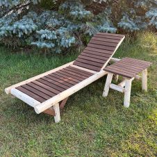 ThermaFusion Outdoor Cedar Chaise Lounge Chair