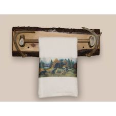 Pine & Antler Towel Bar (EXAMPLE 1)