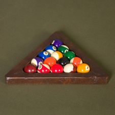 Barnwood Pool Ball Triangle - Dark Finish