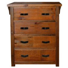 Rocky Creek 4 Drawer Reclaimed Barn Wood Chest