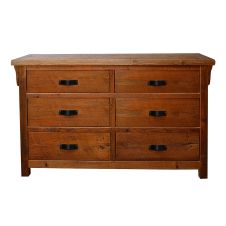 Rocky Creek 6 Drawer Reclaimed Barn Wood Dresser