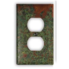 Verde 1 Outlet Copper Switch Plate