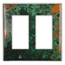 Verde 2 Rocker/GFI Copper Switch Plate