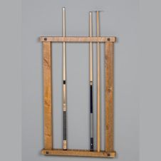 Barnwood Wall Frame Cue Rack shown in Honey Pine Finish