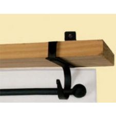 Wrought Iron Curtain Shelf Brackets