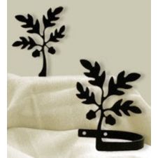 Wrought Iron Acorn Curtain Tie Backs