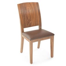 Bell Arc Golden Walnut Dining Chair