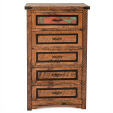 Copper Mesa 5 Drawer Chest