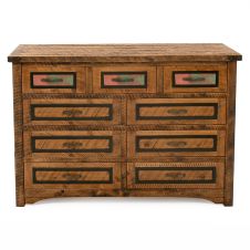 Copper Mesa 9 Drawer Dresser