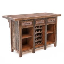 Copper Canyon 3 Panel Barn Wood Bar