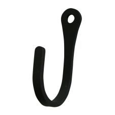 Wrought Iron Plain Narrow Wall Hook shown in Extra Small