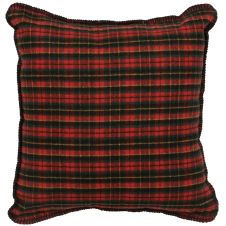 Wooded River Plaid Decor Pillow