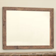 Weathered Wood Bathroom Mirror