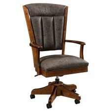 Zynda Supreme Comfort Upholstered Office Chair - Kevco Chair Base - Standard Casters - (Pictured Upholstery Not Available)