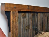 Adventure Mountain Timber Frame Headboard detail