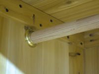 Wardrobe with Doors Open