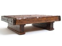 Reclaimed Wood Beam Coffee Table