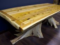 Double Stump Dining Table with Large Stump Upgrade (High Gloss Finish is a Special Order)