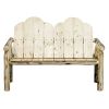 Montana Log Deck Loveseat shown Unfinished