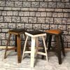 Rustic Reclaimed Wine Barrel Stave Stool