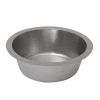 14" Round Hammered Copper Bar & Prep Sink w/ 3.5" Drain - Nickel