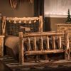 Cedar Lake The Original Log Bed--Full, Clear finish