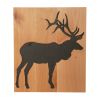Elk on Pine Panel