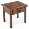 Olde Towne 1 Drawer End Table in Barnwood Lager Finish