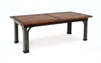 Red River Rustic Reclaimed Industrial Dining Table