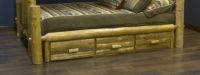 Half Log Under Bed Drawers
