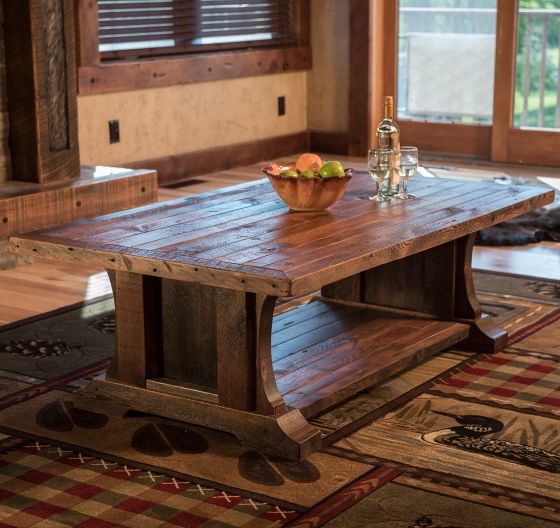 Rocky Creek Coved Coffee Table