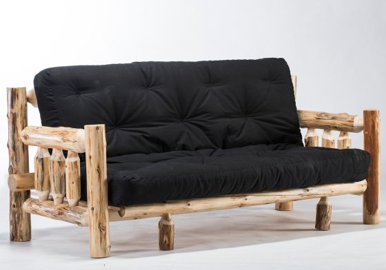Cedar Lake Easy Glide Log Futon