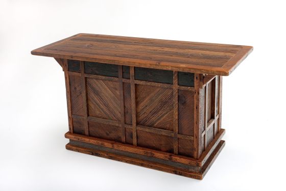 Reclaimed Heritage Barn Wood Bar