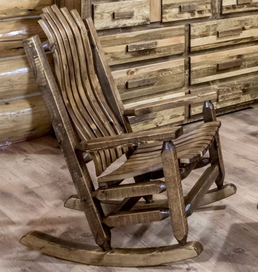 Homestead Rough Sawn Rocking Chair