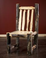 Dark Aspen Log Dining Chair