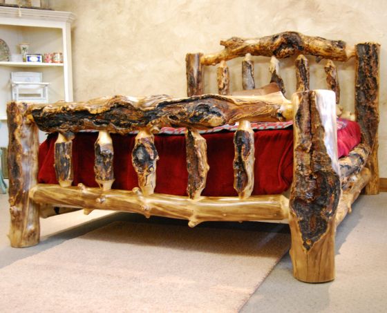 True Blood Extremely Gnarly Aspen Log Bed