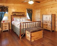 Rustic Hickory Log Bedroom Furniture