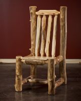 Light Aspen Log Dining Chair