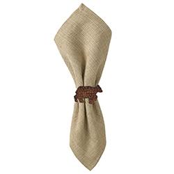 Rustic Napkins & Napkin Rings