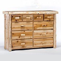 Cedar Log Dressers