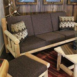 Cedar Log Living Room