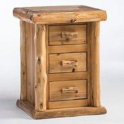 Cedar Log Nightstands