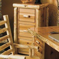 Cedar Log Filing Cabinets