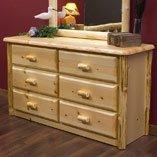 Pine Log Dressers
