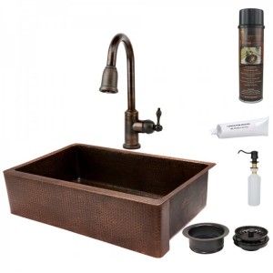 Copper Sinks are Easy to maintain!