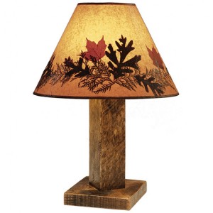 Table Lamps with a Rustic Accent